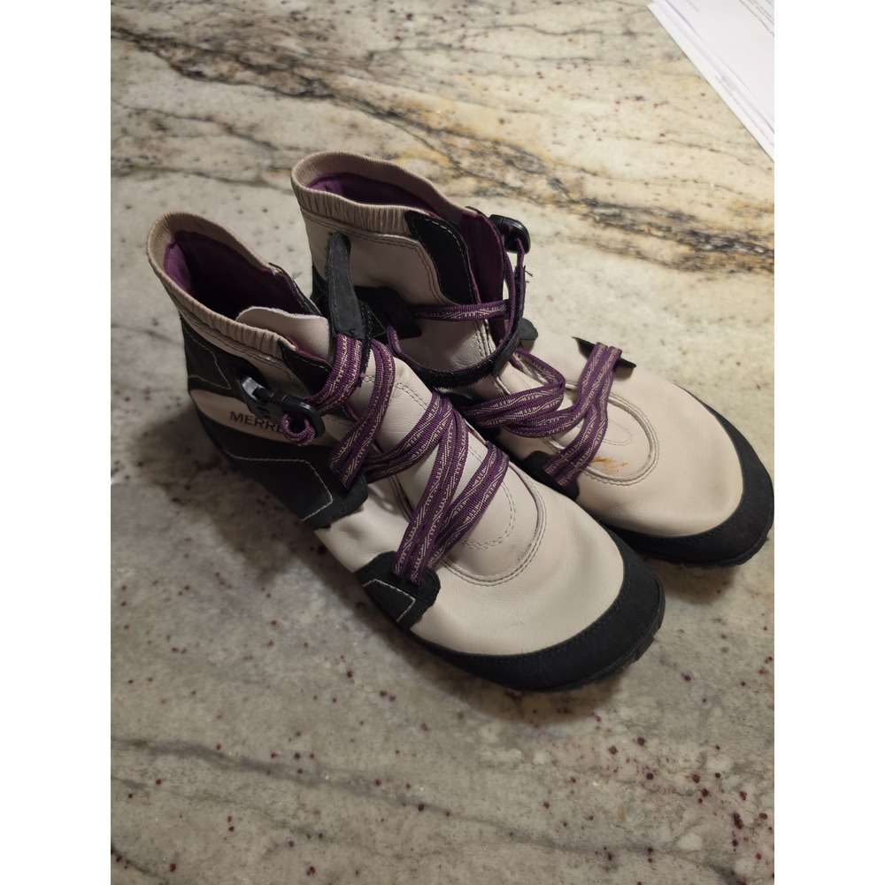 MERELL Power Play Glove cream Shoes Womens 9 Barefoot booties Minimalist Vibram